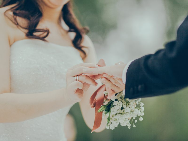 Choisir une alliance de mariage